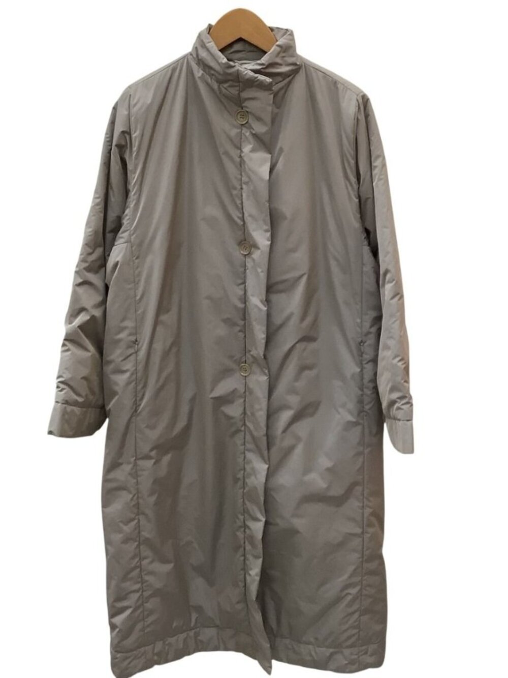 Max Mara Long Coat 42 Light Gray